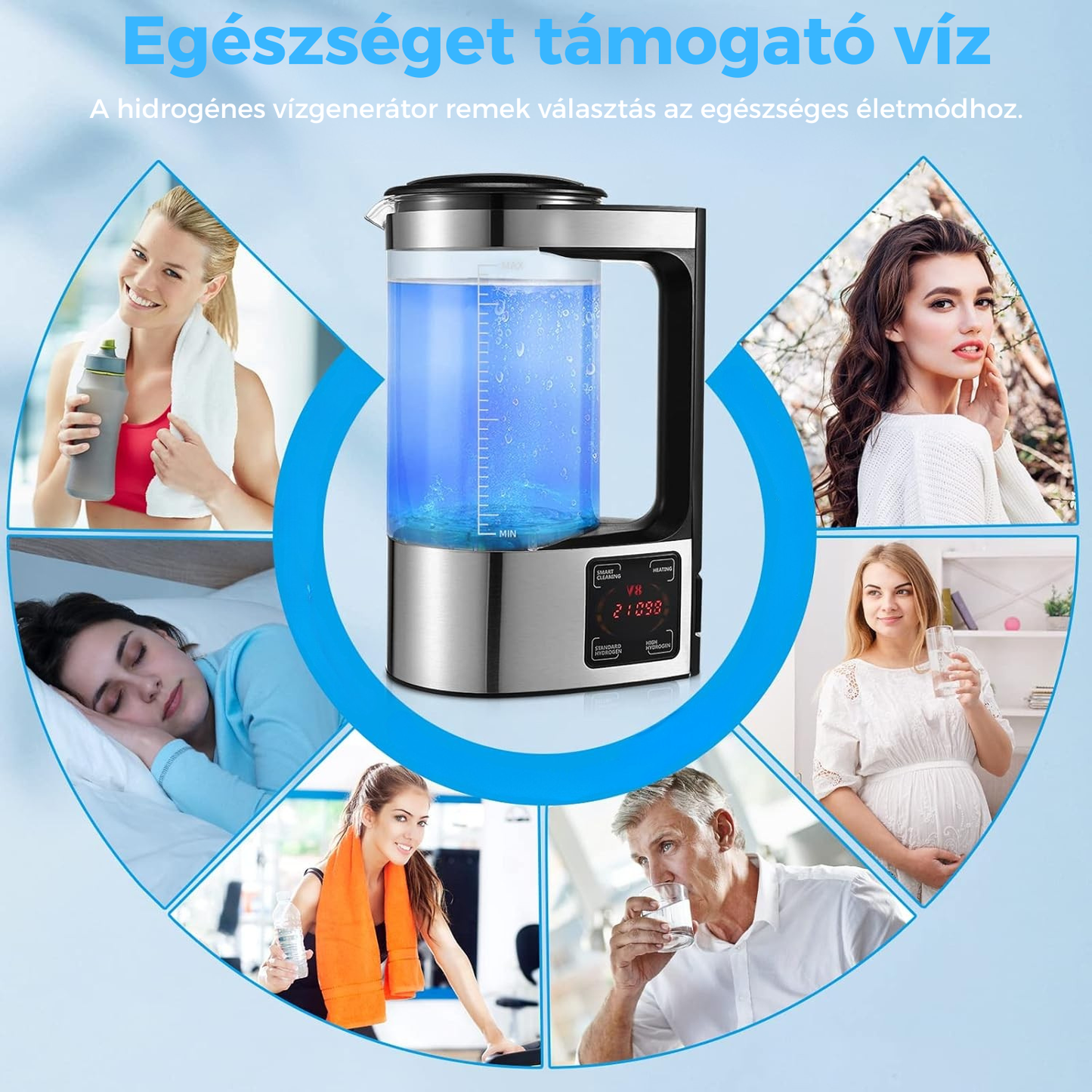 HydroPulse HP2T v2.0 - hidrogén generátor 2l