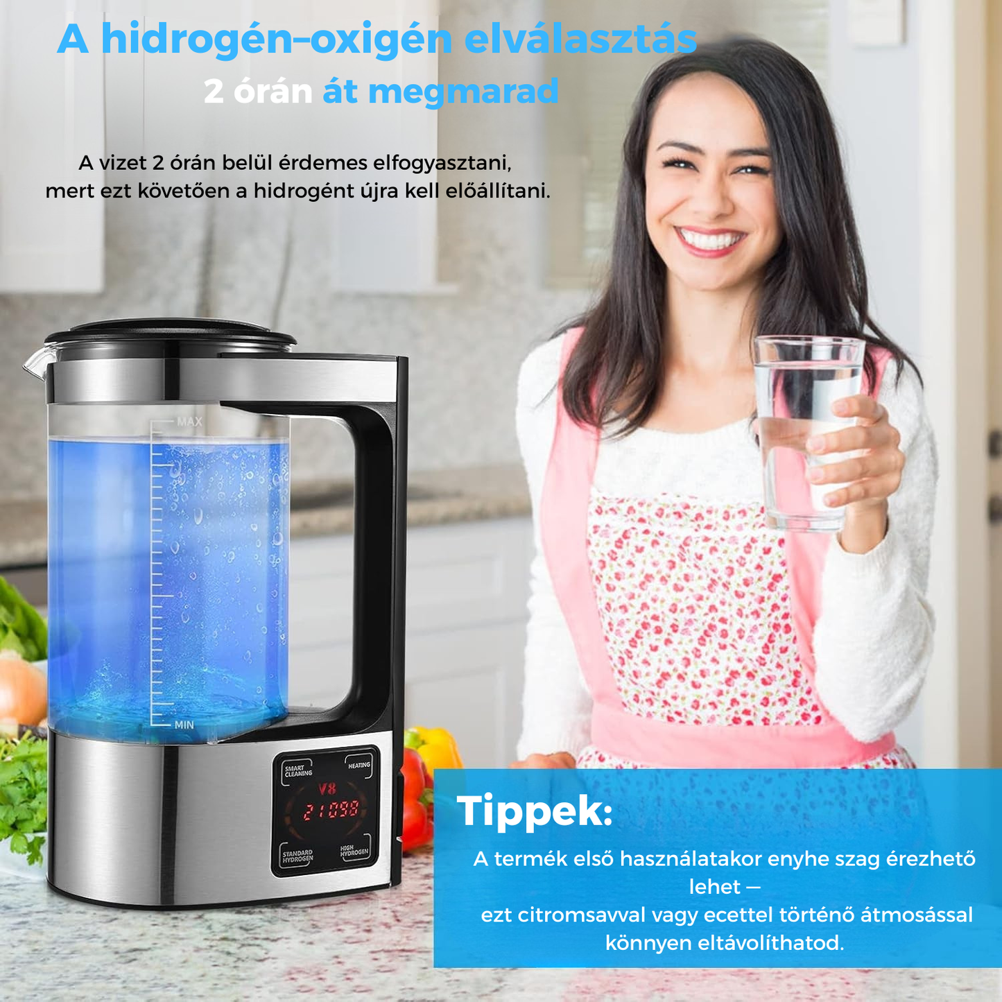 HydroPulse HP2T v2.0 - hidrogén generátor 2l