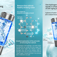 HydroPulse H101 - hordozható hidrogén-generátor palack 420ml